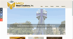 Desktop Screenshot of metalcreationsinc.com